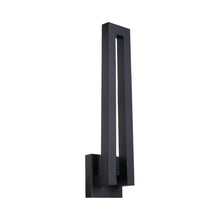Load image into Gallery viewer, Forq Outdoor LED Wall Light in Large/Black.