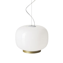 Load image into Gallery viewer, Chouchin Reverse 1 LED Pendant Light in White/Gold.