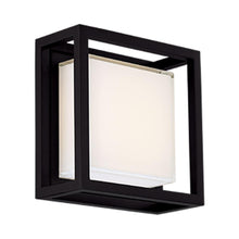 Load image into Gallery viewer, Framed Outdoor LED Wall Light in Small/Black.