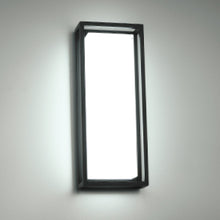 Load image into Gallery viewer, Framed Outdoor LED Wall Light in Detail.