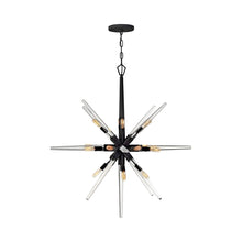 Load image into Gallery viewer, Ariel Chandelier in Black (36-Inch).