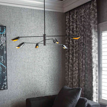 Load image into Gallery viewer, Bowery LED Chandelier in living room.