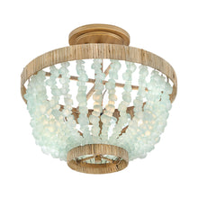 Load image into Gallery viewer, Dune Semi-Flush Mount Ceiling Light in Detail.