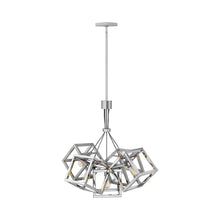 Load image into Gallery viewer, Ensemble Chandelier in Polished Nickel (5-Light).