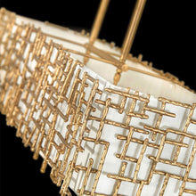Load image into Gallery viewer, Farrah Linear Pendant Light in Detail.