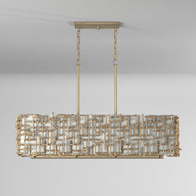 Load image into Gallery viewer, Farrah Linear Pendant Light in Detail.