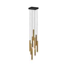 Load image into Gallery viewer, Harmony LED Pendant Light in Heritage Brass (Medium).