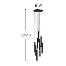 Load image into Gallery viewer, Harmony LED Pendant Light - line drawing.