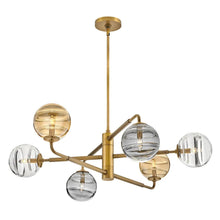 Load image into Gallery viewer, Oberon Chandelier in Detail.