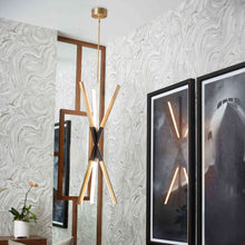 Load image into Gallery viewer, Rae LED Pendant Light in living room.