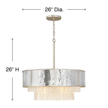 Load image into Gallery viewer, Reverie Drum Pendant Light - line drawing
