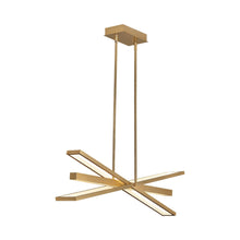 Load image into Gallery viewer, Tangent LED Linear Pendant Light in Detail.