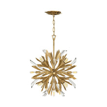 Load image into Gallery viewer, Vida Chandelier in Burnished Gold (Small).