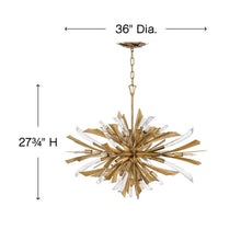 Load image into Gallery viewer, Vida Chandelier - line drawing