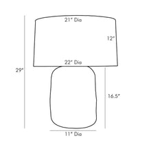 Load image into Gallery viewer, Frio Table Lamp - line drawing.