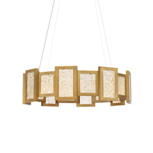 Load image into Gallery viewer, Fury Round LED Pendant Light in Detail.