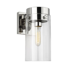 Load image into Gallery viewer, Garrett Bath Wall Light in Polished Nickel.
