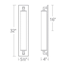 Load image into Gallery viewer, Gatsby LED Wall Light - line drawing.