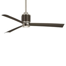 Load image into Gallery viewer, Gear LED Ceiling Fan in Polished Nickel / Oil Rubbed Bronze.