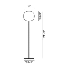Load image into Gallery viewer, Gem Floor Lamp - line drawing.