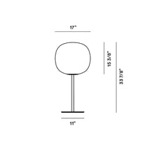 Load image into Gallery viewer, Gem Table Lamp - line drawing.