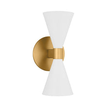 Load image into Gallery viewer, Albertine Bath Wall Light in Detail.
