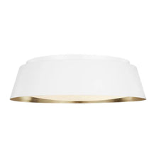 Load image into Gallery viewer, Asher Flush Mount Ceiling Light in Matte White (Large).