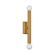 Load image into Gallery viewer, Beckham Modern Double Bath Wall Light in Detail.