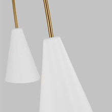 Load image into Gallery viewer, Cambre LED Linear Pendant Light in Detail.