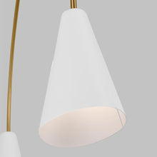 Load image into Gallery viewer, Cambre LED Linear Pendant Light in Detail.