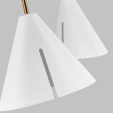 Load image into Gallery viewer, Cambre LED Linear Pendant Light in Detail.