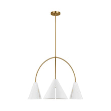 Load image into Gallery viewer, Cambre LED Linear Pendant Light in Detail.
