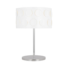 Load image into Gallery viewer, Dottie LED Desk Lamp in Polished Nickel.