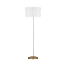 Load image into Gallery viewer, Dottie LED Floor Lamp in Burnished Brass.
