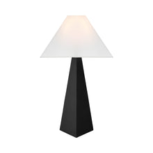 Load image into Gallery viewer, Herrero LED Tall Table Lamp in Aged Iron.