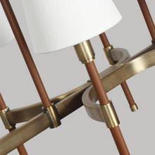 Load image into Gallery viewer, Katie Linear Chandelier in Detail.