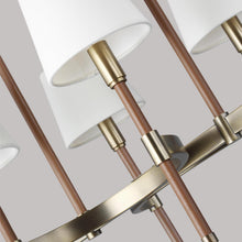 Load image into Gallery viewer, Katie Linear Chandelier in Detail.