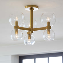 Load image into Gallery viewer, Londyn Flush Mount Ceiling Light in Detail.