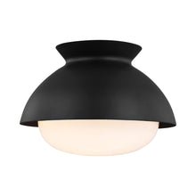 Load image into Gallery viewer, Lucerne Flush Mount Ceiling Light in Midnight Black.
