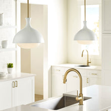 Load image into Gallery viewer, Lucerne Pendant Light in kitchen.