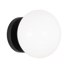 Load image into Gallery viewer, Lune LED Bath Wall Light in Aged Iron.