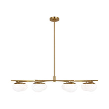 Load image into Gallery viewer, Lune LED Chandelier in Burnished Brass (X-Large).