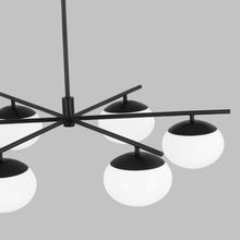 Load image into Gallery viewer, Lune LED Chandelier in Detail.
