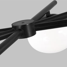 Load image into Gallery viewer, Lune LED Linear Chandelier in Detail.