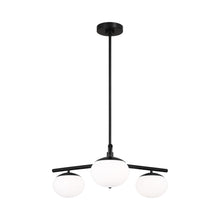 Load image into Gallery viewer, Lune LED Semi Flush Mount Ceiling Light.