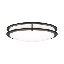 Load image into Gallery viewer, Mahone LED Flush Mount Ceiling Light in Antique Bronze (Round/Large).