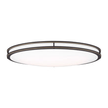 Load image into Gallery viewer, Mahone LED Flush Mount Ceiling Light in Antique Bronze (Oval).