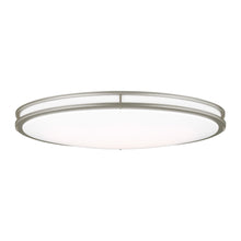Load image into Gallery viewer, Mahone LED Flush Mount Ceiling Light in Painted Brushed Nickel (Oval).