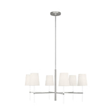 Load image into Gallery viewer, Monroe Chandelier in Polished Nickel (Medium).