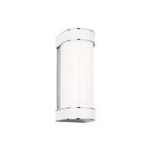 Load image into Gallery viewer, Monroe LED Vanity Wall Light in Polished Nickel (Small).